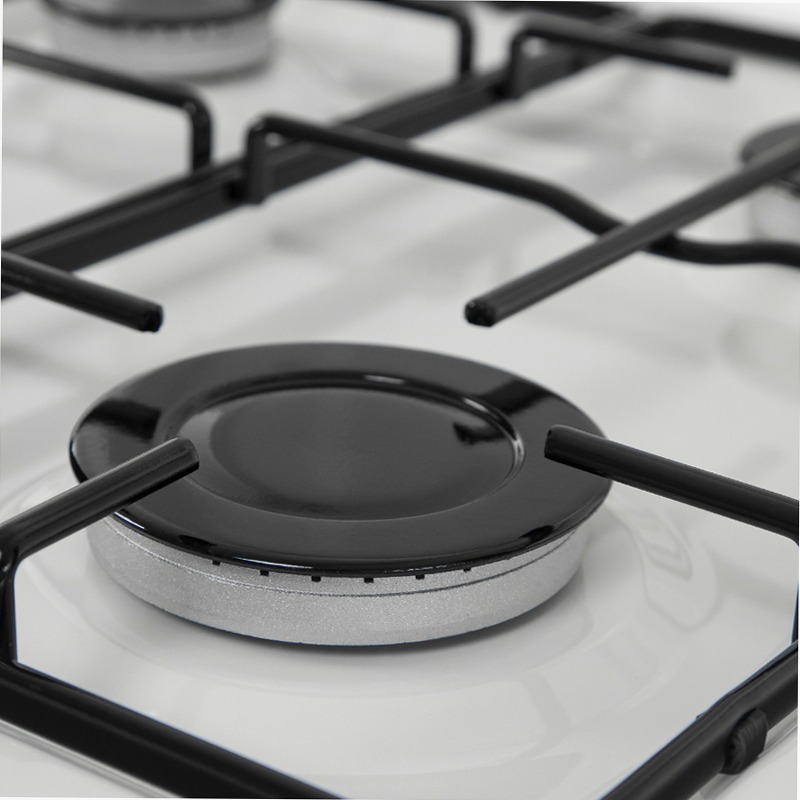 Cucina a Gas 50×50 cm | Forno a Gas | 4 Fuochi | Compatta