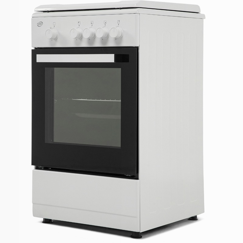 Cucina a Gas 50×50 cm | Forno a Gas | 4 Fuochi | Compatta