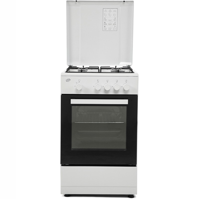 Cucina a Gas 50×50 cm | Forno a Gas | 4 Fuochi | Compatta