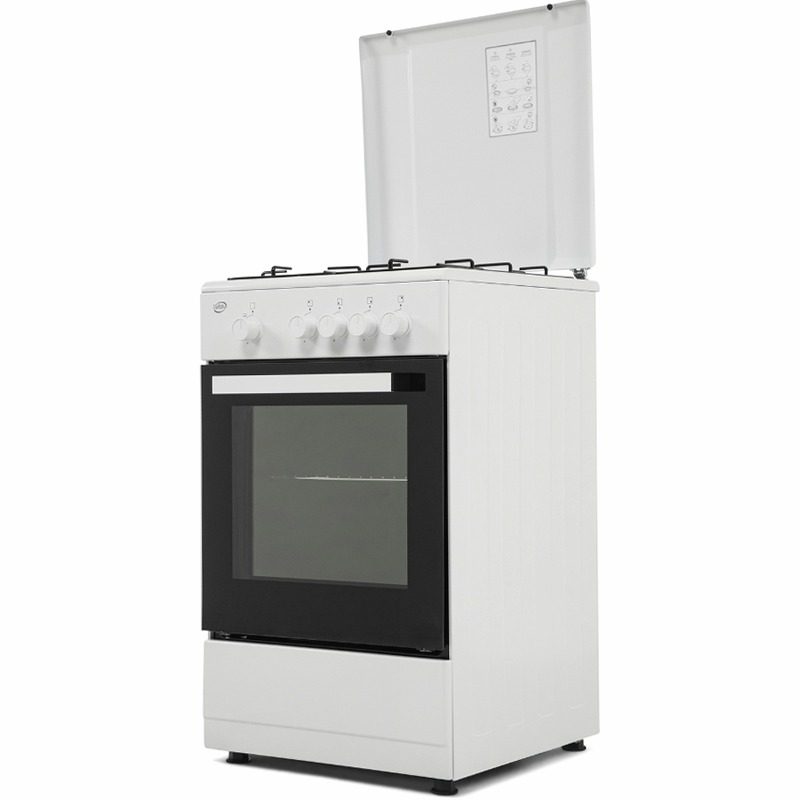 Cucina a Gas 50×50 cm | Forno a Gas | 4 Fuochi | Compatta