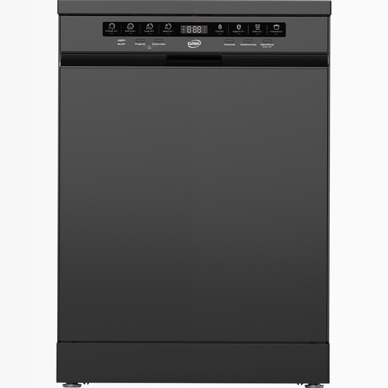 Lavastoviglie Libera Installazione 13 Coperti Nera E Nero