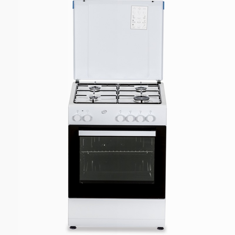 Cucina a Gas 60×60 cm | Forno Elettrico 49 Litri | 4 Fuochi | Grill