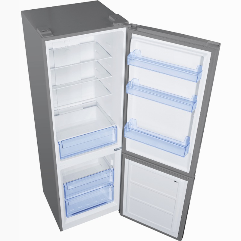Frigorifero Combinato | Classe E | Total No Frost | Multiflow | Inox | Libera Installazione Acciaio 293lt
