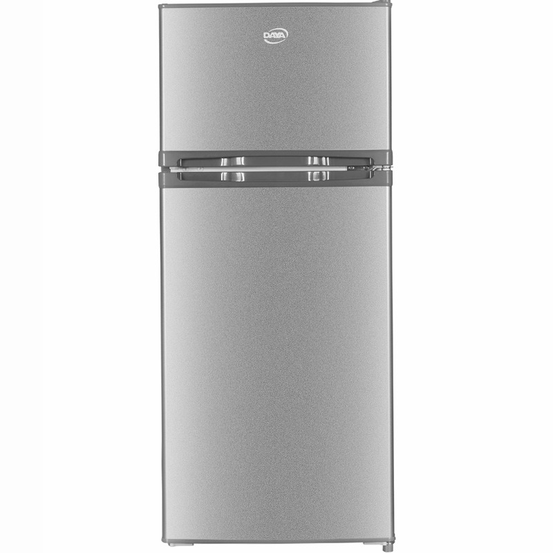 Frigorifero Doppia Porta | Classe F | Low Frost | Total Inox Acciaio 125lt