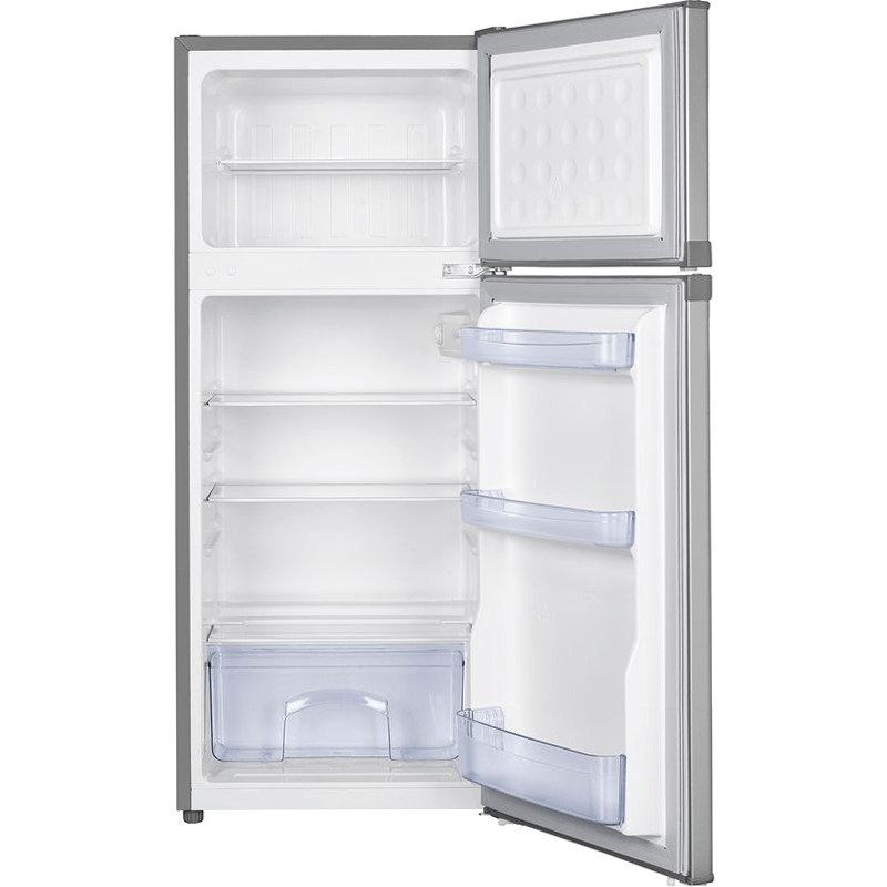 Frigorifero Doppia Porta | Classe F | Low Frost | Total Inox Acciaio 125lt