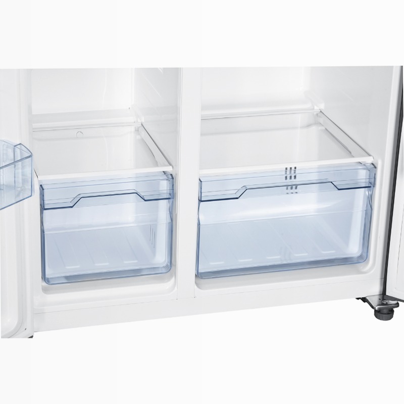 Frigorifero Side by Side | Classe F | Total No Frost | Total Inox | Water Dispenser | Display Touch | Capiente Acciaio 529lt
