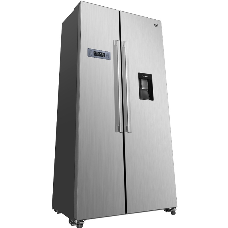 Frigorifero Side by Side | Classe F | Total No Frost | Total Inox | Water Dispenser | Display Touch | Capiente Acciaio 529lt