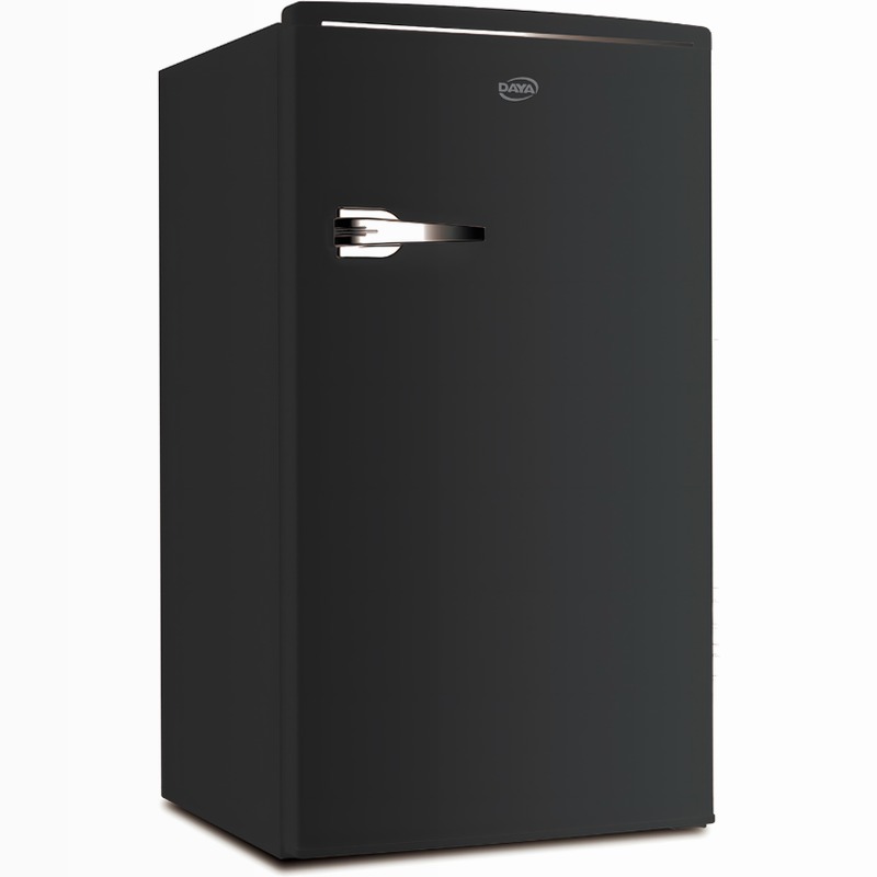 Frigorifero Tavolo Vintage Nero E 85lt