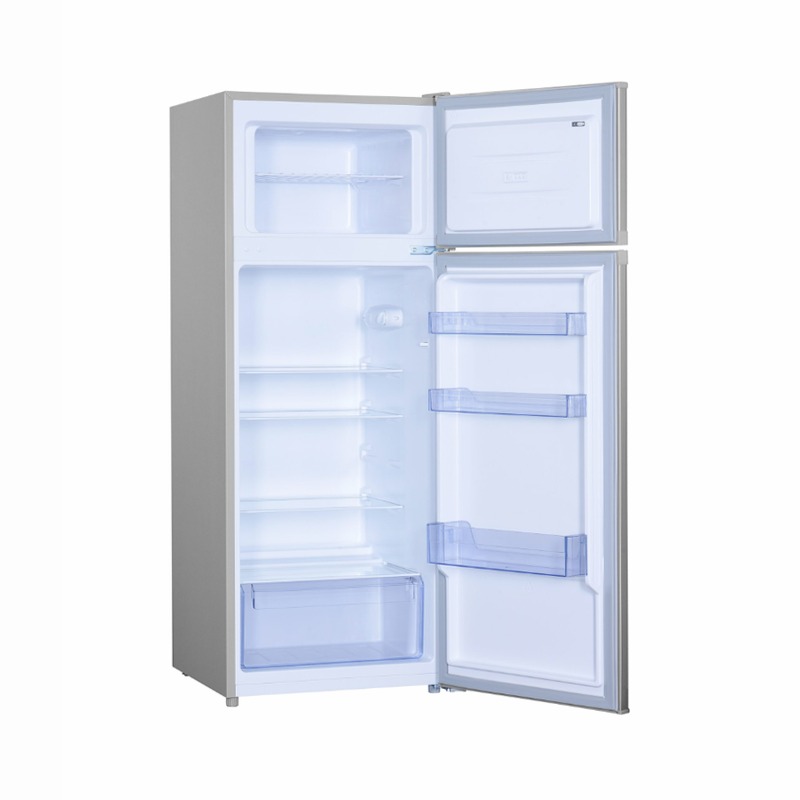 Frigorifero Doppia Porta Classe F Low Frost Silver Argento 206lt