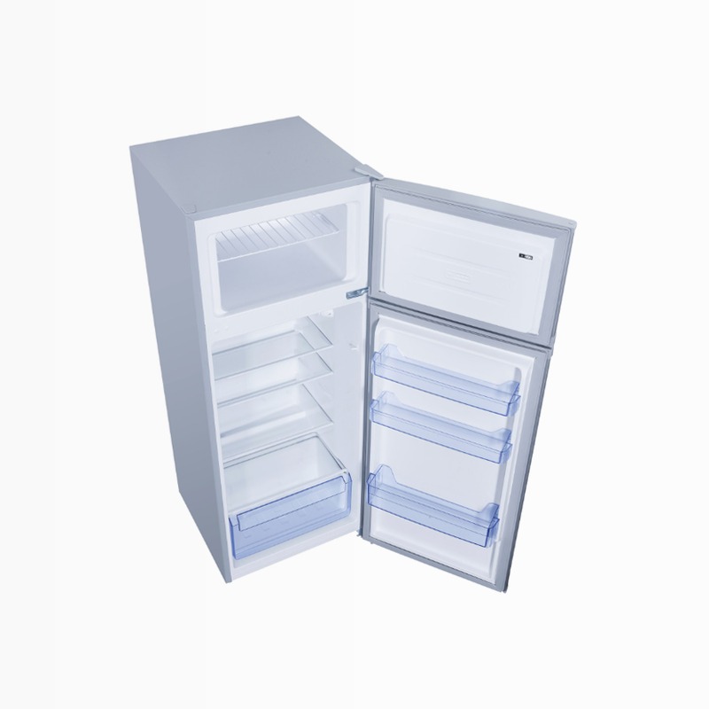 Frigorifero Doppia Porta Classe F Low Frost Silver Argento 206lt