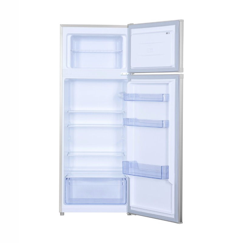Frigorifero Doppia Porta Classe F Low Frost Silver Argento 206lt