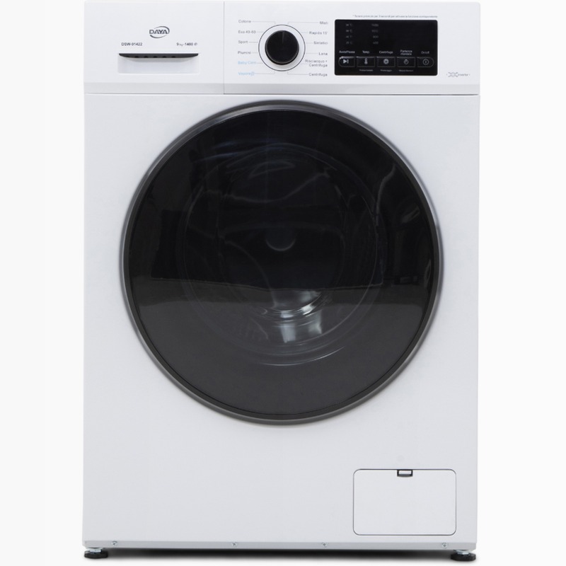 Lavatrice 9 Kg Inverter - Classe C 1400rpm 9kg