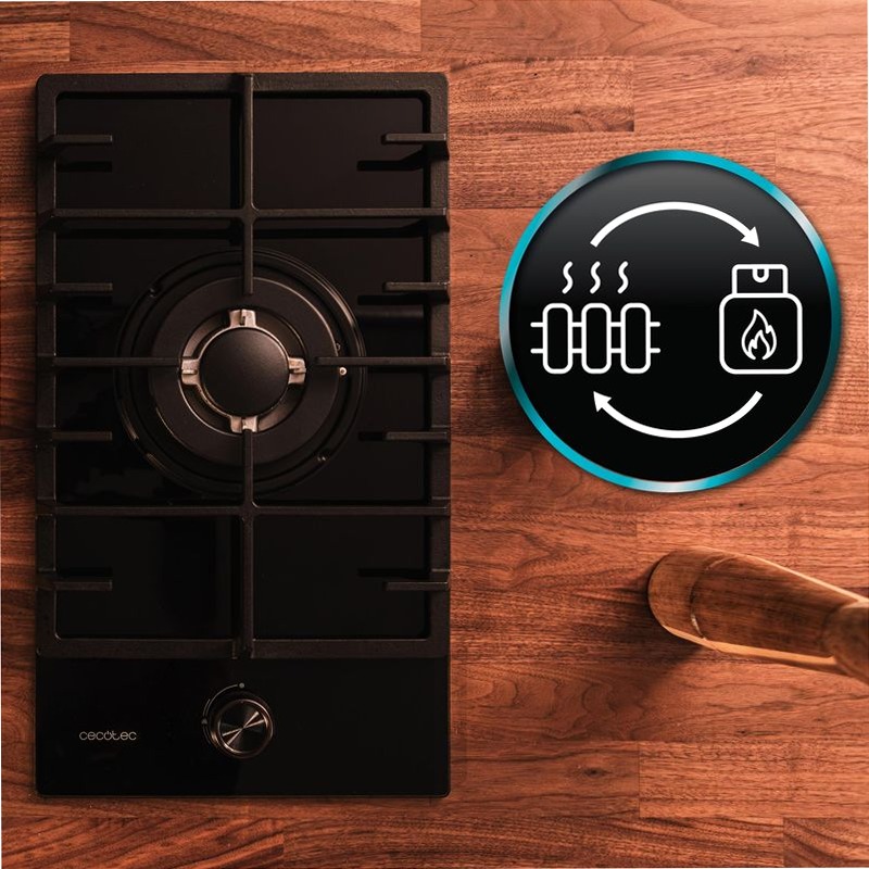Bolero Squad G 1200F Glass Black Nero Gas