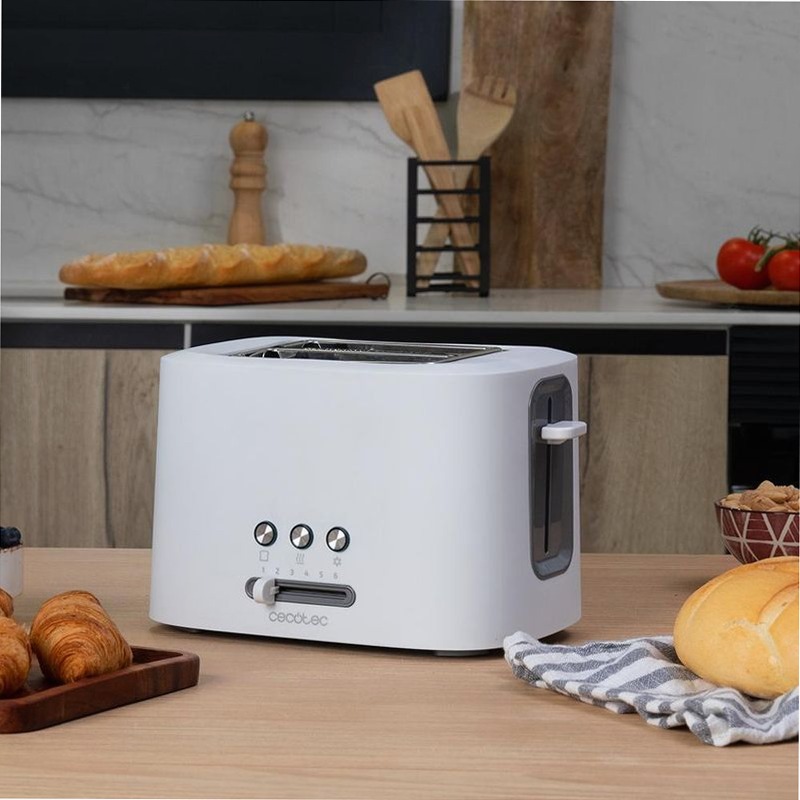 Toast&Taste 9000 Double White doppia fessura corta extra-larga Bianco