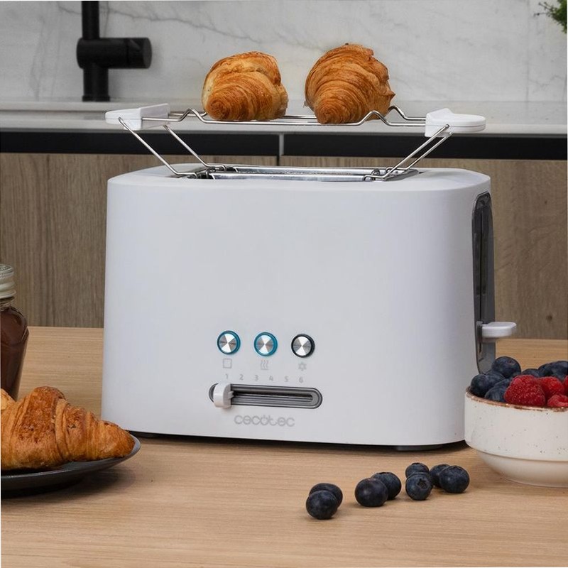 Toast&Taste 9000 Double White doppia fessura corta extra-larga Bianco