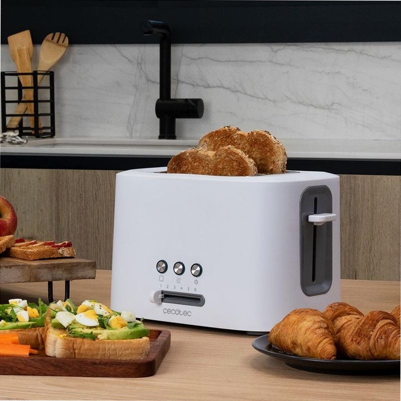 Toast&Taste 9000 Double White doppia fessura corta extra-larga Bianco