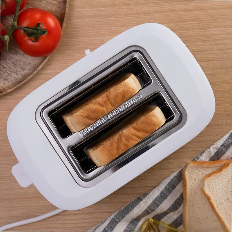 Toast&Taste 9000 Double White doppia fessura corta extra-larga Bianco