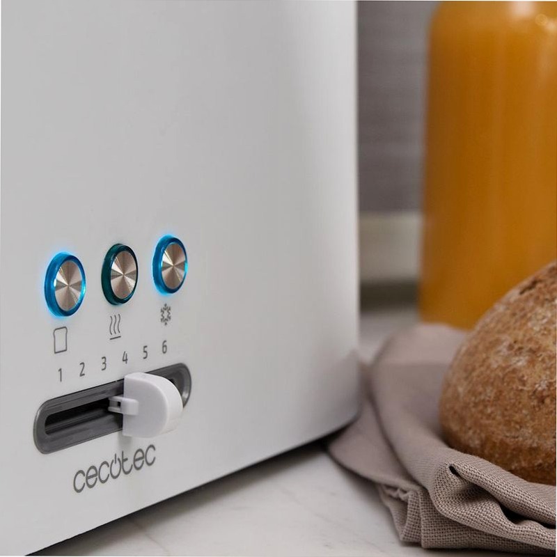 Toast&Taste 9000 Double White doppia fessura corta extra-larga Bianco