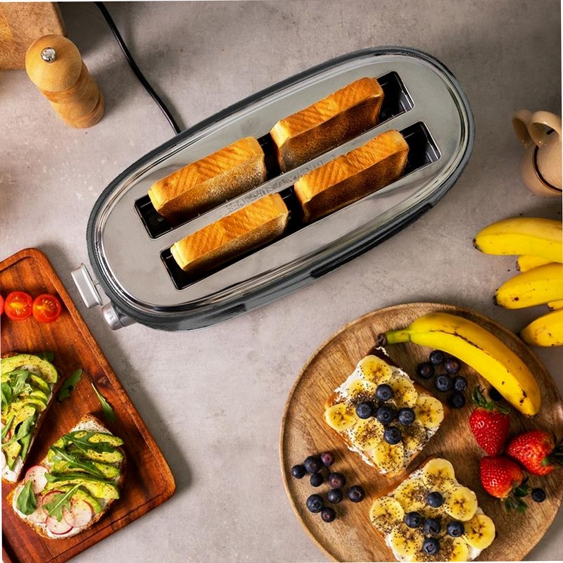 Toast&Taste 1600 Retro Double Inox Acciaio