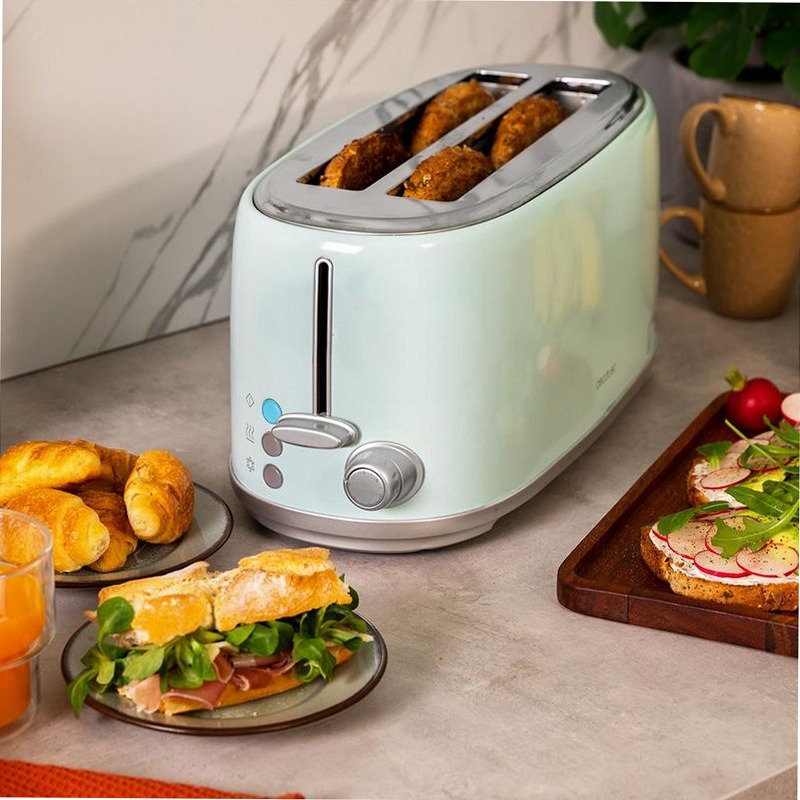 Toast&Taste 1600 Retro Double Blue Blu