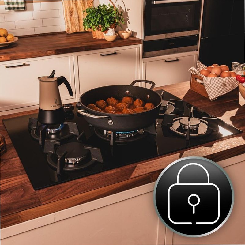 Bolero Squad GN 5200S Glass Black Nero Gas