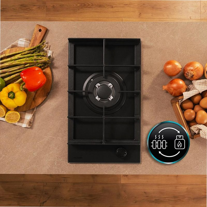 Bolero Squad G 1400F Glass Black Nero Gas