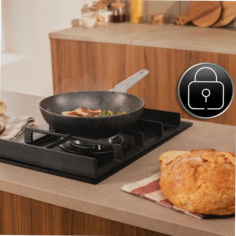 Bolero Squad G 1400F Glass Black Nero Gas