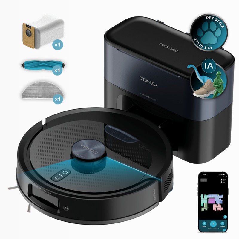 Conga 3790 - Robot Aspirapolvere Cecotec
