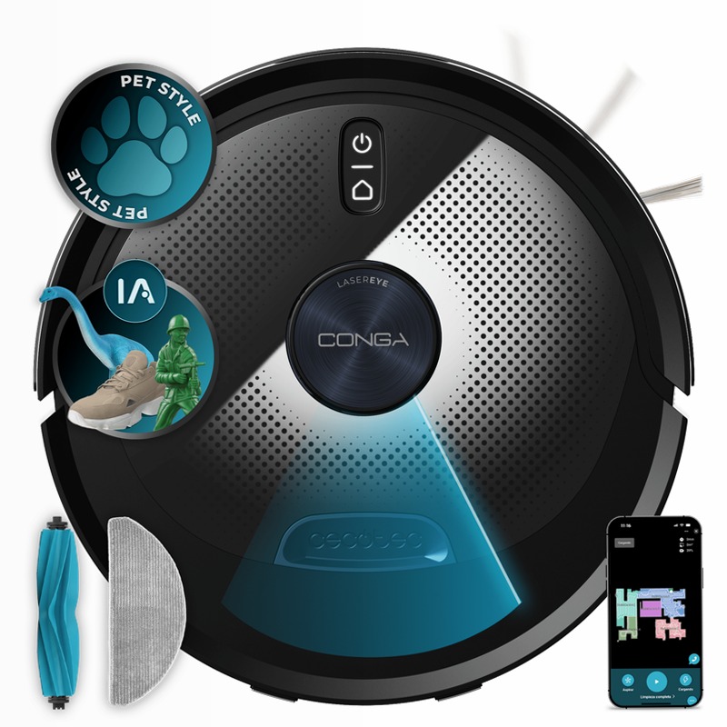Conga 3790 - Robot Aspirapolvere Cecotec
