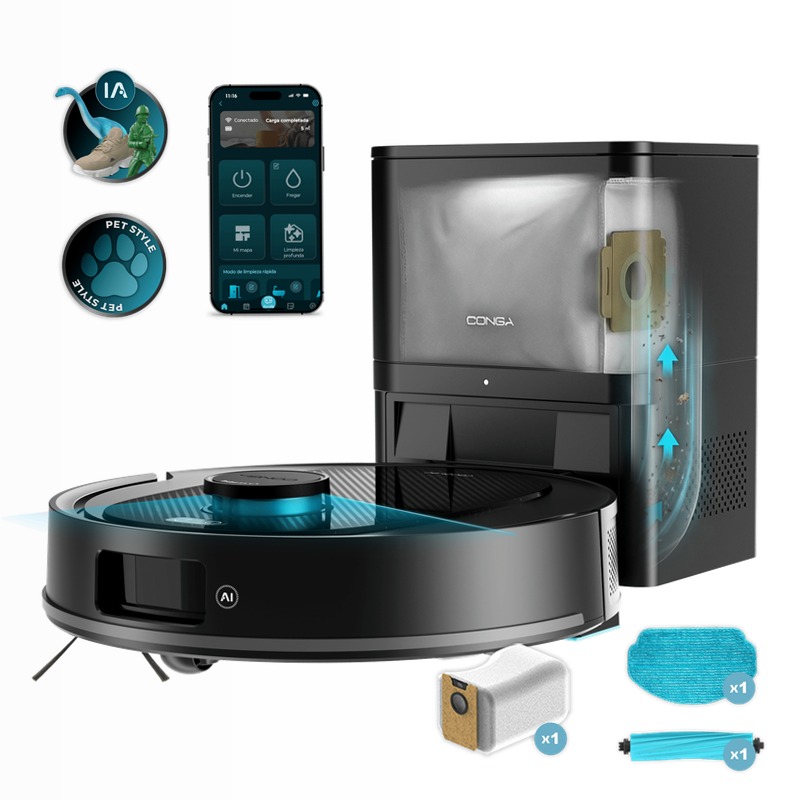 Conga 3790 - Robot Aspirapolvere Cecotec