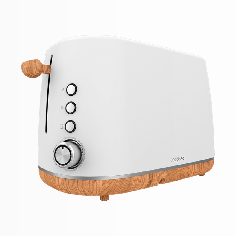 TrendyToast 9000 White Woody doppia fessura extra larga Bianco
