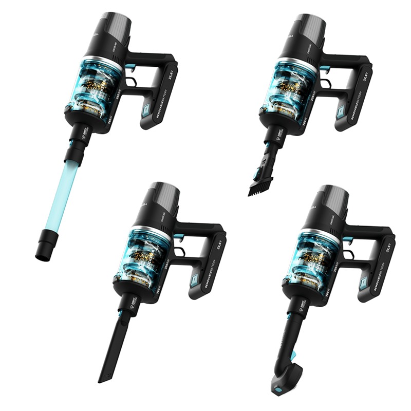 Conga Rockstar 9500 Lunar Pet Flex Double Filter