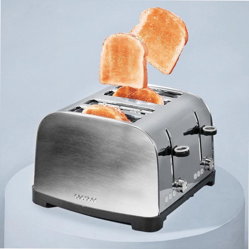 Toastin' time 1700 Double Inox Acciaio