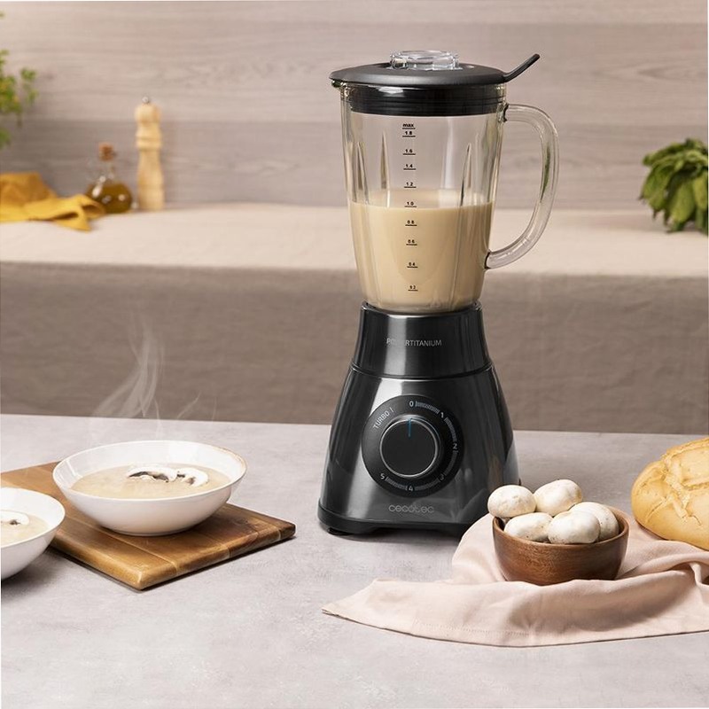 Power Black Titanium 1500 PerfectMix Nero caraffa