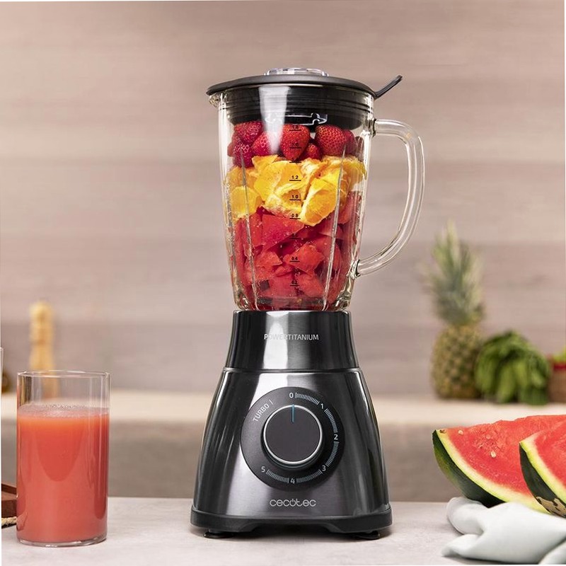 Power Black Titanium 1500 PerfectMix Nero caraffa