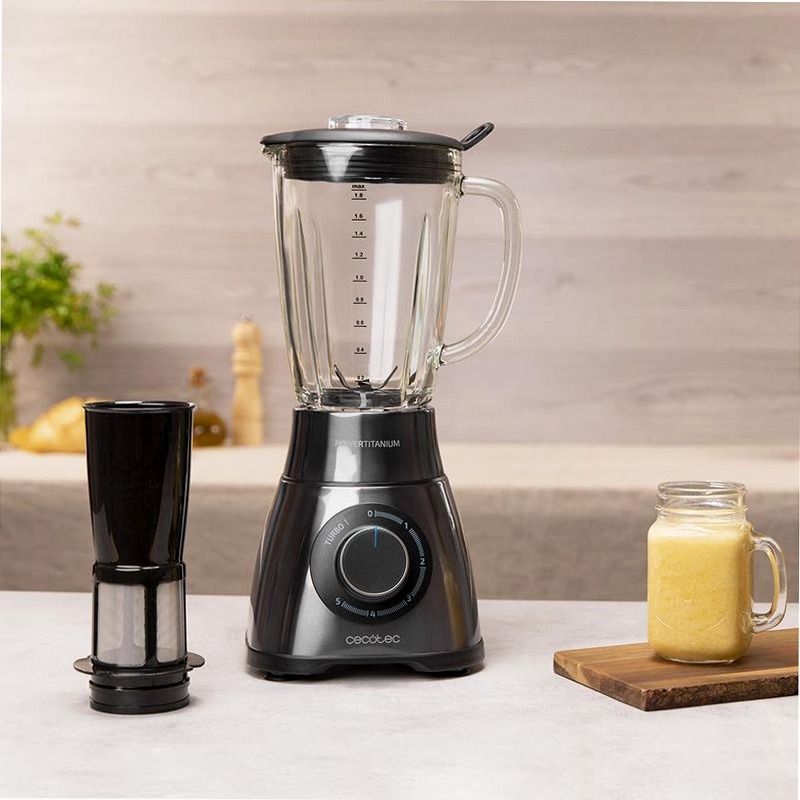 Power Black Titanium 1500 PerfectMix Nero caraffa
