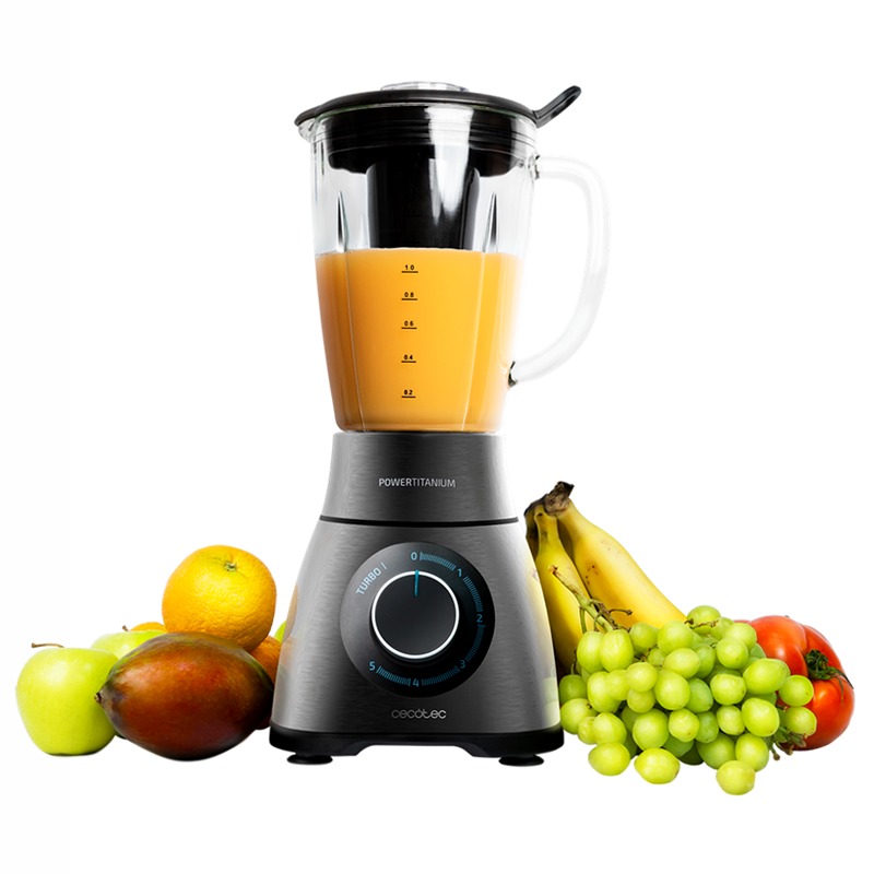 Power Black Titanium 1500 PerfectMix Nero caraffa