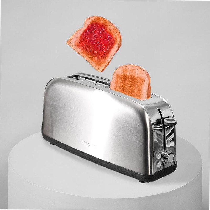 Tostador vertical Toastin' time 1100 Inox Long Plus Acciaio