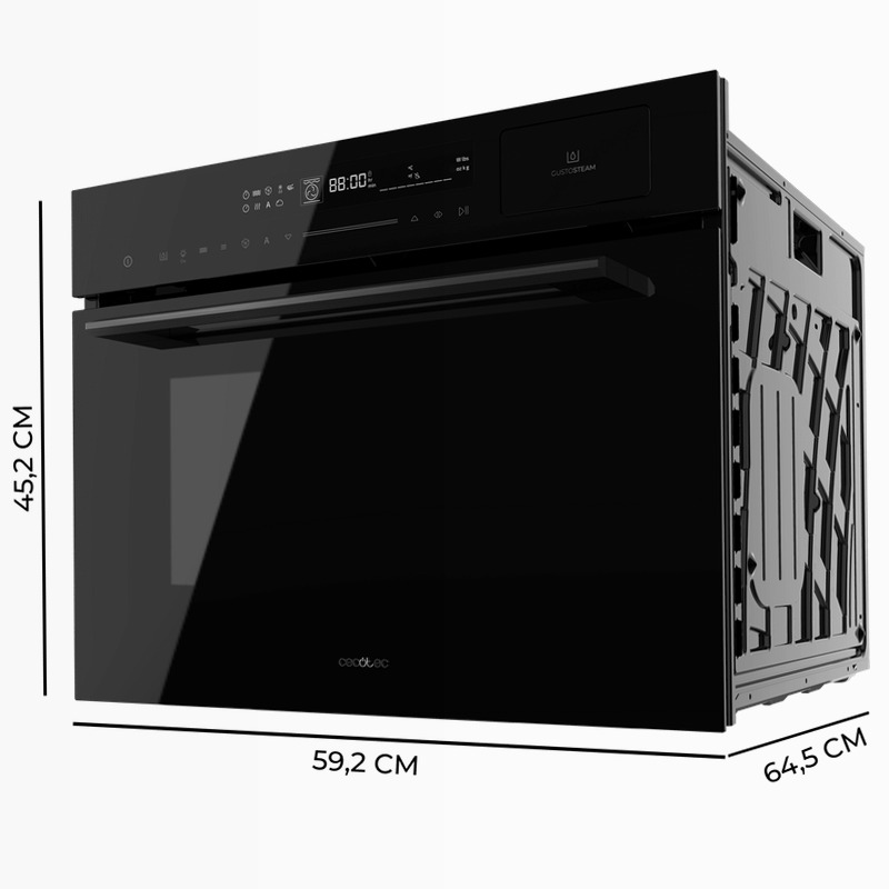 Bolero Hexa MWS704500 Glass Black Nero
