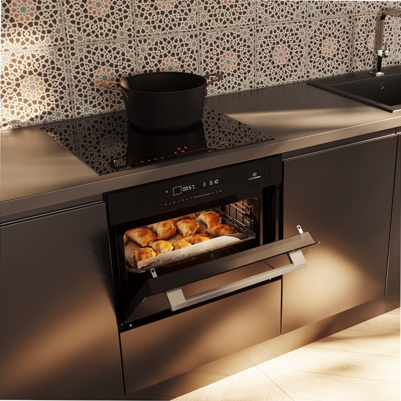 Bolero Hexa MWS704500 Glass Black Nero