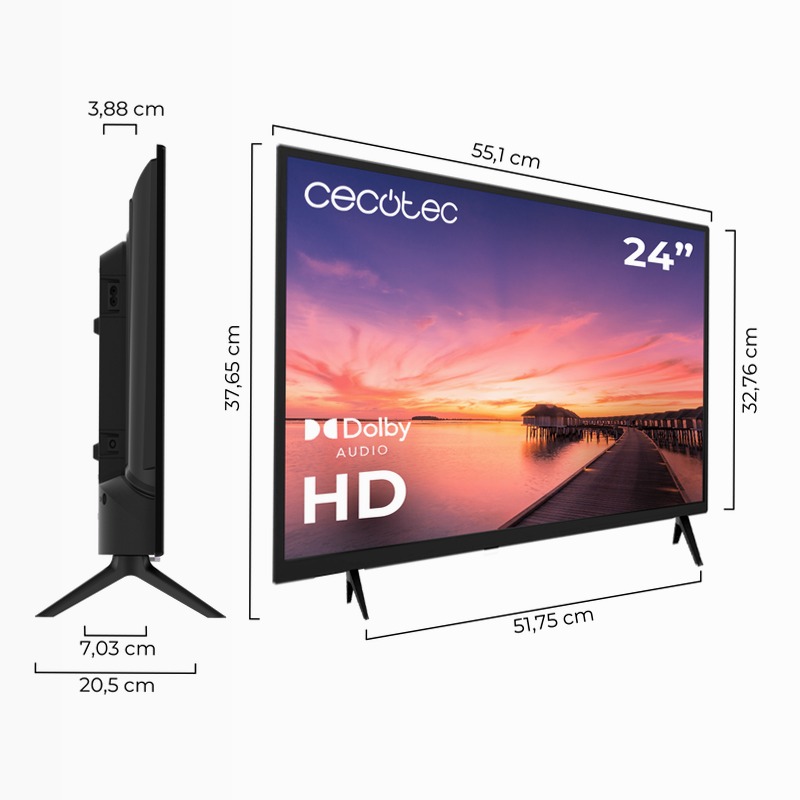 TV Cecotec 0 Series 0024 24" LED