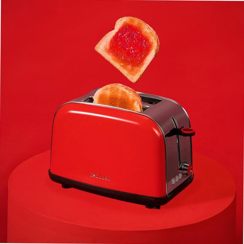 Tostapane Toastin' time 850 Red Lite Rosso