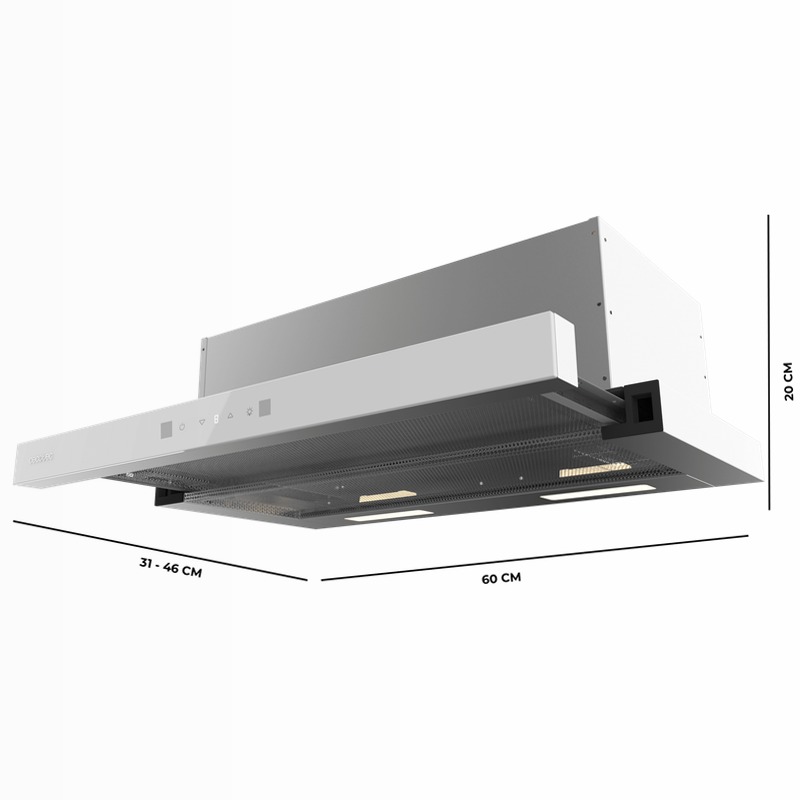 Bolero Flux TLT 604400 Glass White A+++