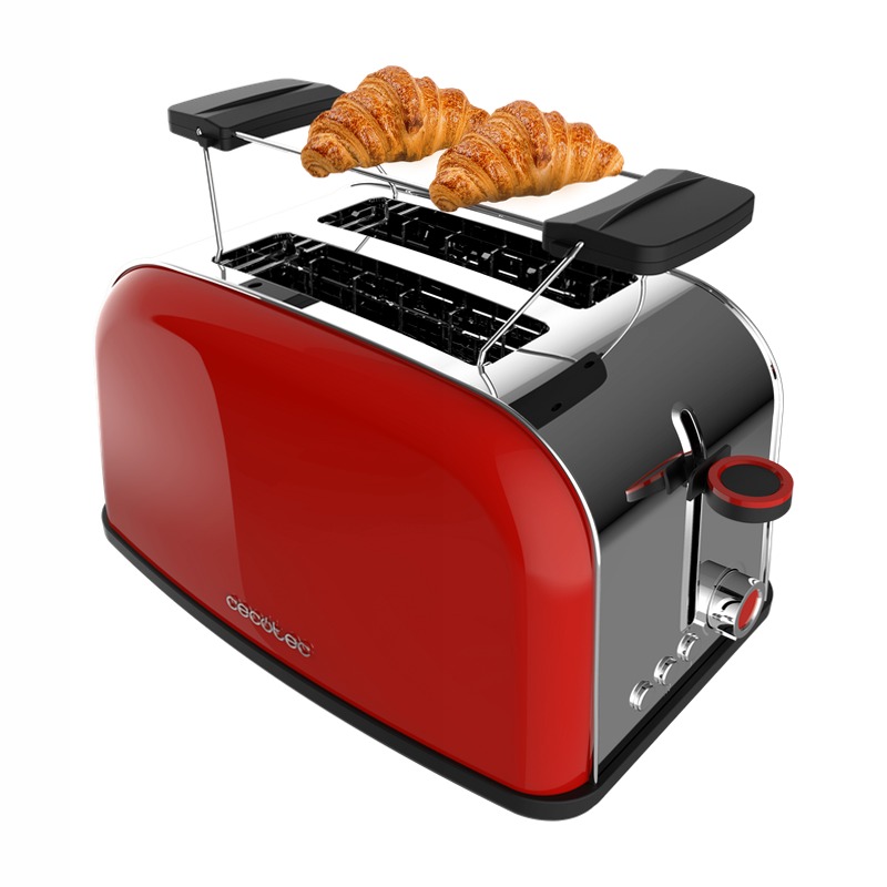 Tostapane Toastin' time 850 Red Rosso
