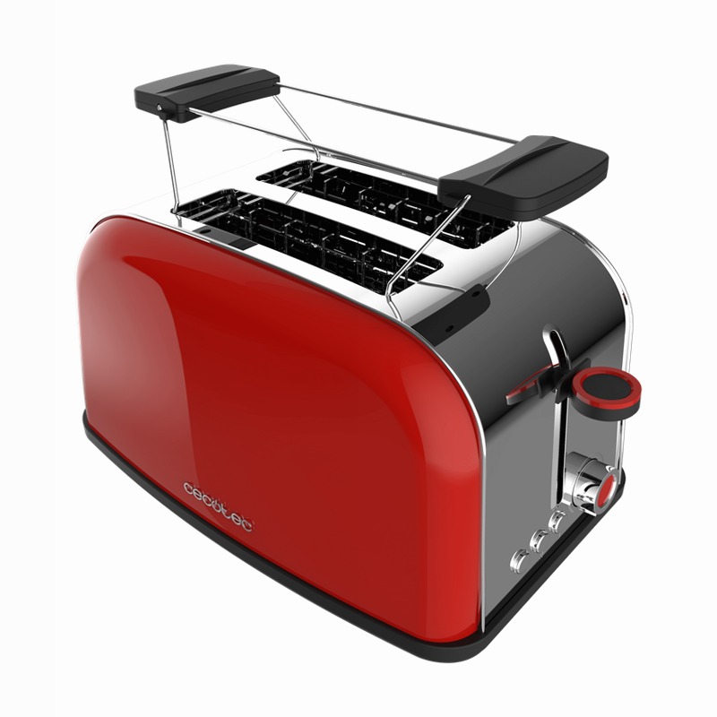 Tostapane Toastin' time 850 Red Rosso