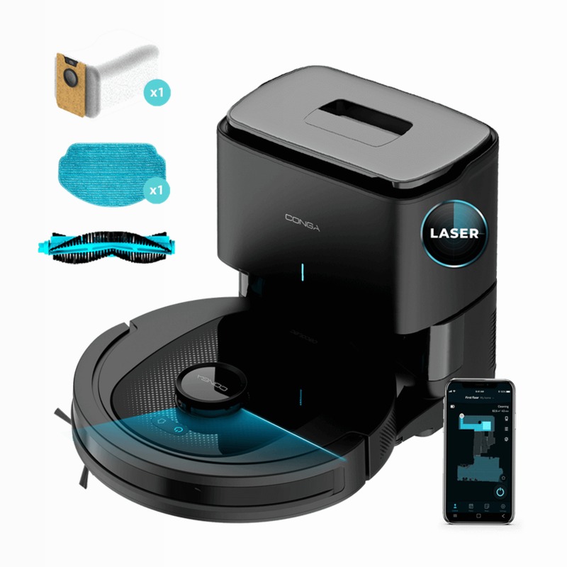 Conga 3590 - Robot Aspirapolvere Laser