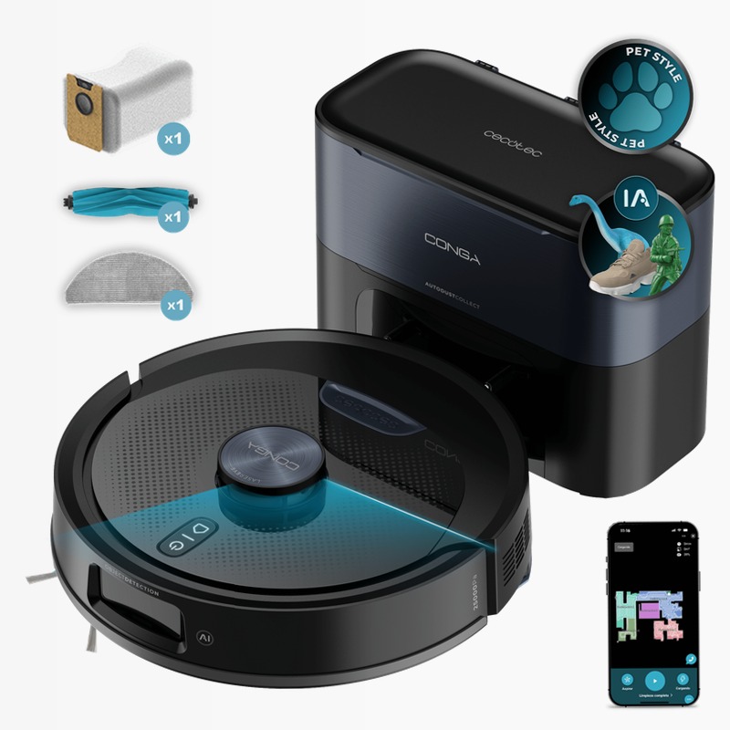 Conga 3590 - Robot Aspirapolvere Laser