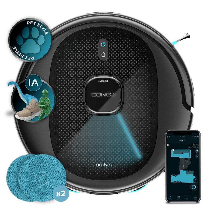 Conga 3590 - Robot Aspirapolvere Laser