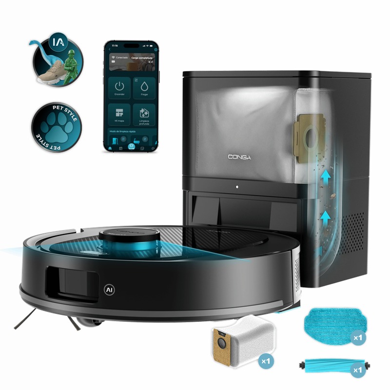 Conga 3590 - Robot Aspirapolvere Laser