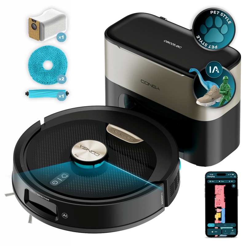 Conga 3590 - Robot Aspirapolvere Laser
